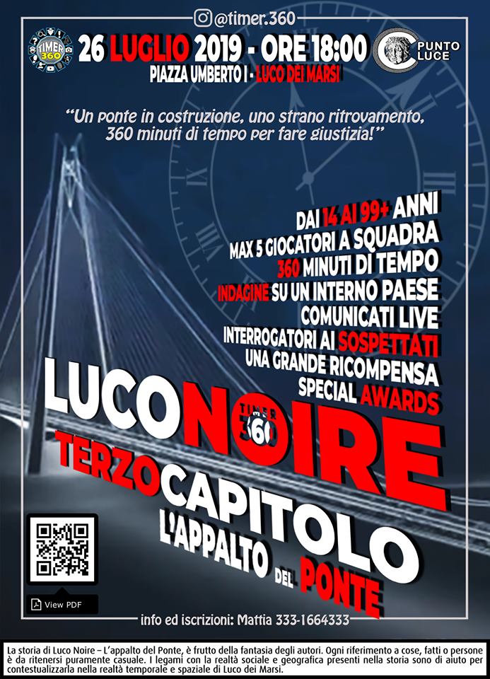 Luco Noire 'L'appalto del ponte' Luco Noire 'L'appalto del ponte'